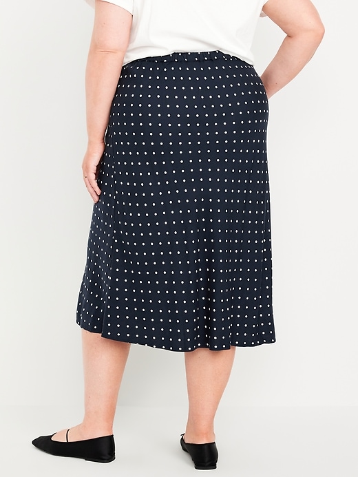 Image number 8 showing, Crepe A-Line Midi Skirt