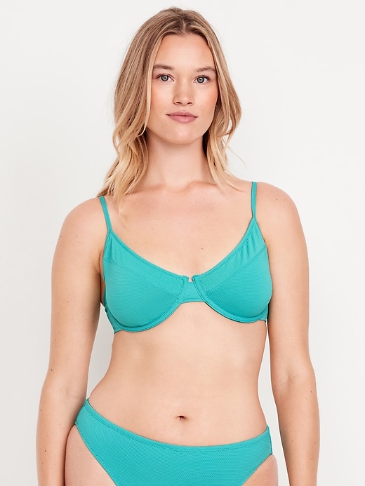 Image number 5 showing, Underwire Balconette Swim Top