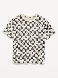 Image number 1 showing, Softest Printed Crew-Neck T-Shirt for Boys