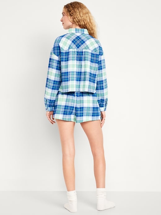 Image number 2 showing, Flannel Pajama Short Set