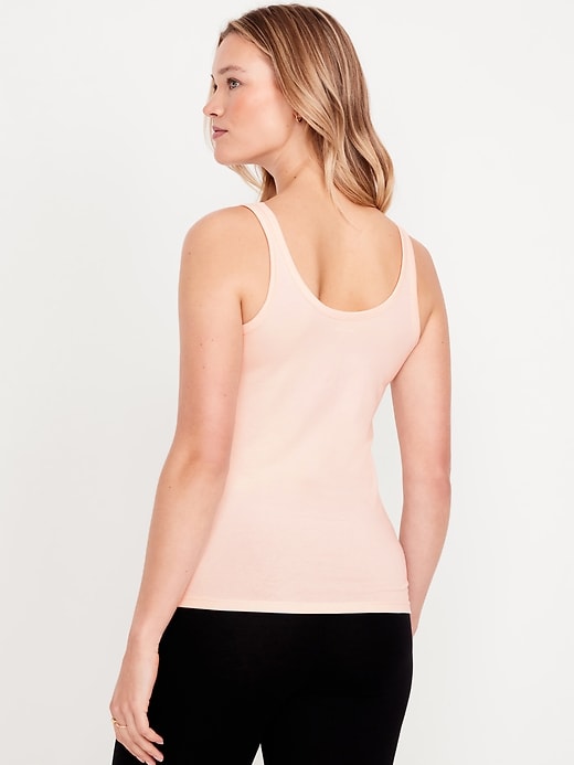 Image number 6 showing, First-Layer Scoop-Neck Tank Top