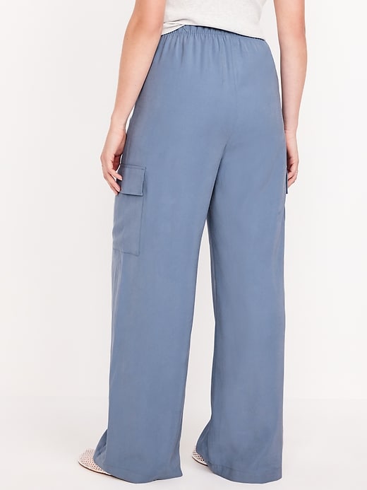 Image number 6 showing, Drapey Cargo Super Wide-Leg Pants