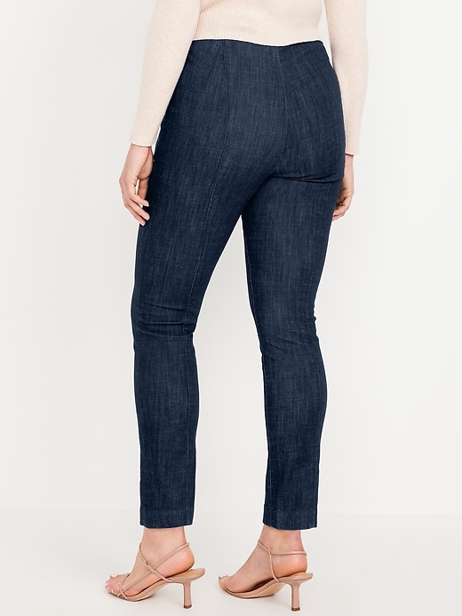 Image number 5 showing, Extra High-Waisted Polished Pixie Skinny Ankle Jeans