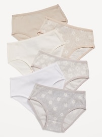 Image number 1 showing, Bikini Underwear 6-Pack for Toddler Girls