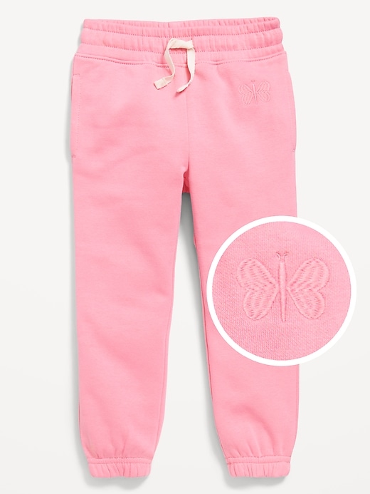 View large product image 1 of 1. Printed Cinched-Hem Jogger Sweatpants for Toddler Girls