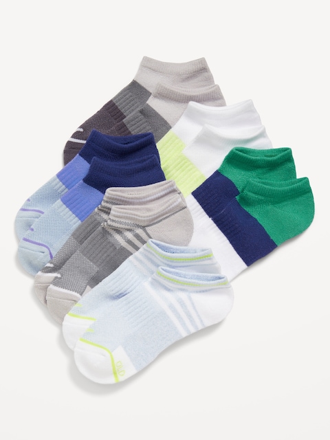Ankle Go-Dry Performance Socks 6-Pack for Girls - Cool Combo