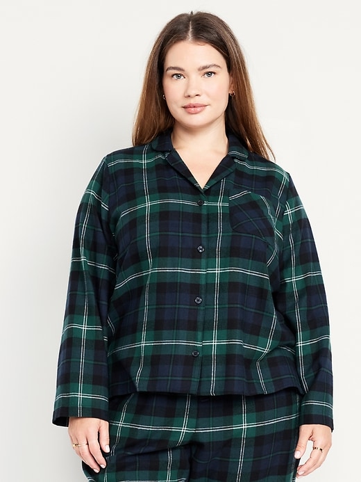 Image number 7 showing, Flannel Pajama Shirt