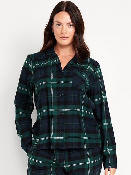 Image number 5 showing, Flannel Pajama Shirt