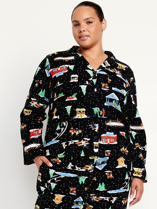 Image number 7 showing, Flannel Pajama Top