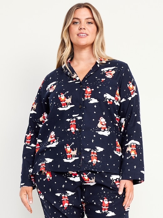 Image number 7 showing, Flannel Pajama Top