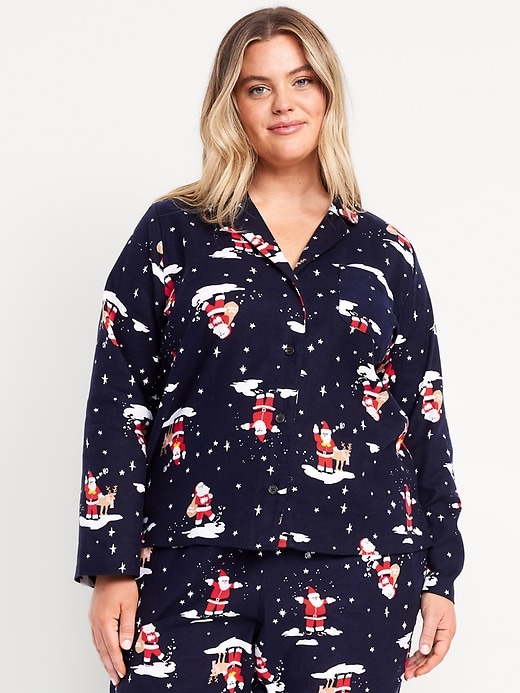 Image number 7 showing, Flannel Pajama Top