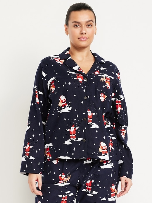 Image number 5 showing, Flannel Pajama Top