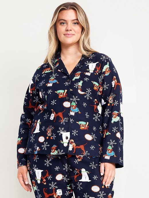 Image number 7 showing, Flannel Pajama Top