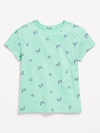 Image number 1 showing, Softest Short-Sleeve Printed T-Shirt for Girls