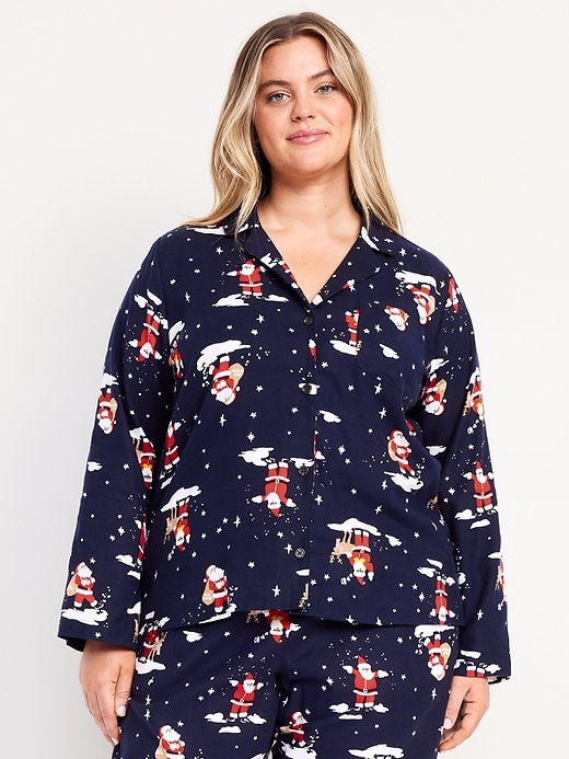 Image number 7 showing, Flannel Pajama Top