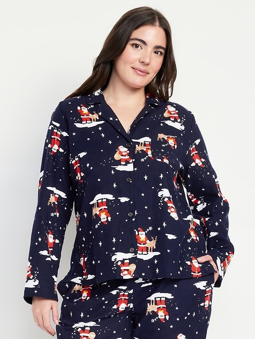 Image number 5 showing, Flannel Pajama Top