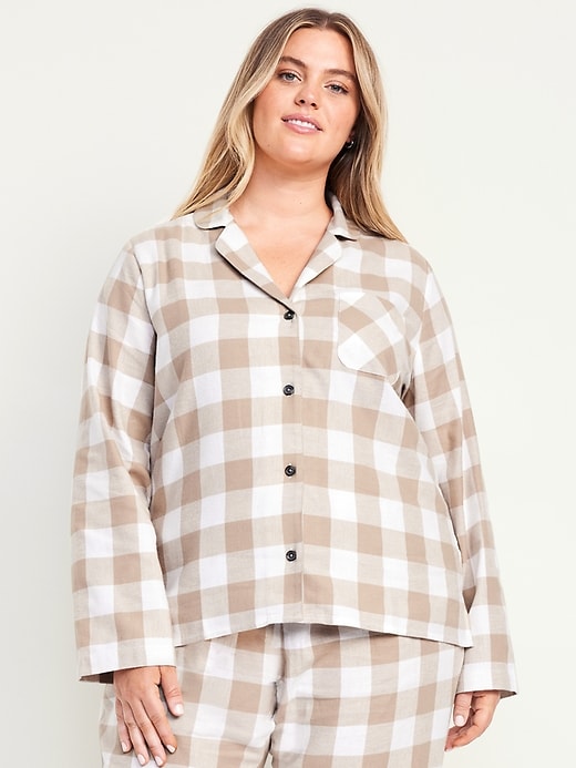 Image number 7 showing, Flannel Pajama Shirt