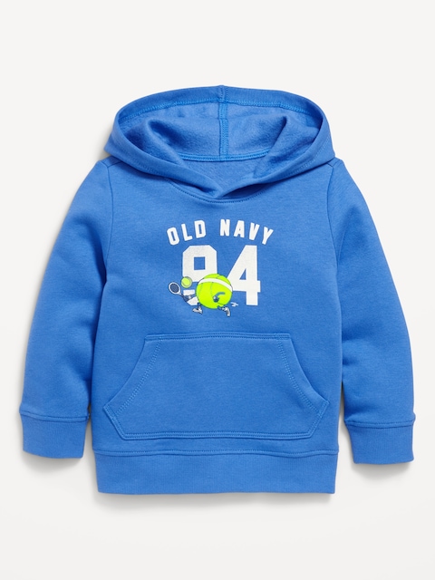 Fleece Logo-Graphic Hoodie for Toddler Boys
