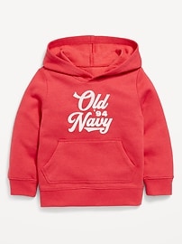 Image number 1 showing, Fleece Logo-Graphic Hoodie for Toddler Boys