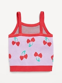 View large product image 3 of 3. Printed Sweater Tank Top for Girls