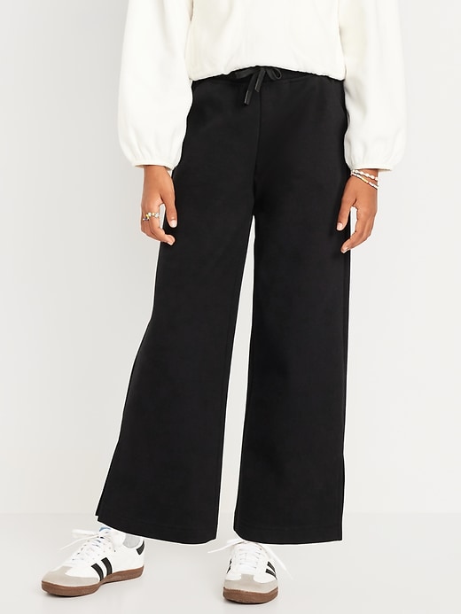 View large product image 1 of 5. Dynamic Fleece High-Waisted Wide-Leg Pants for Girls