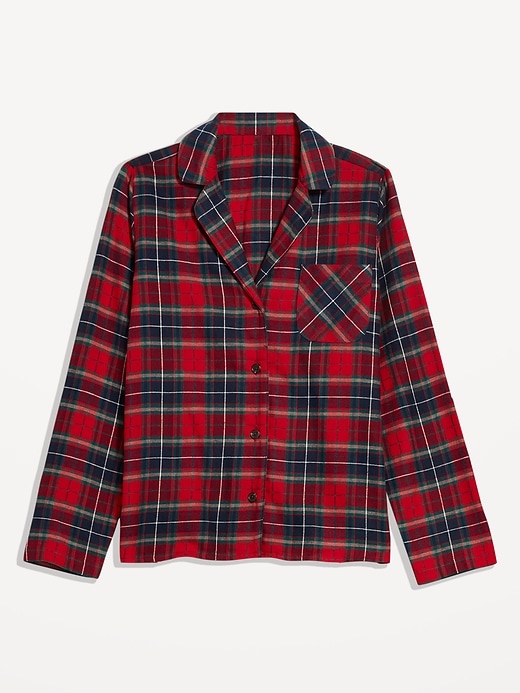 Image number 4 showing, Flannel Pajama Shirt