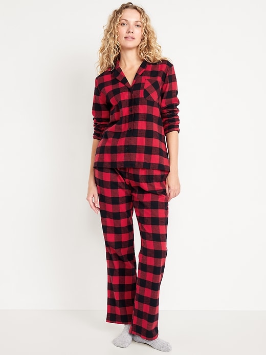 Image number 3 showing, Flannel Pajama Shirt