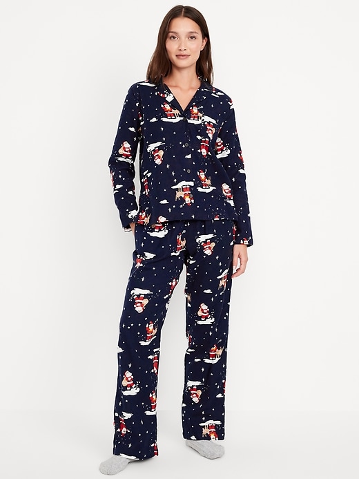 Image number 3 showing, Flannel Pajama Top