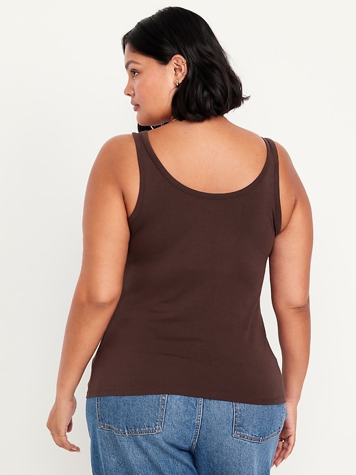 Image number 8 showing, First-Layer Scoop-Neck Tank Top