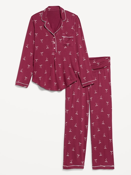 Image number 4 showing, Maternity Classic Pajama Set