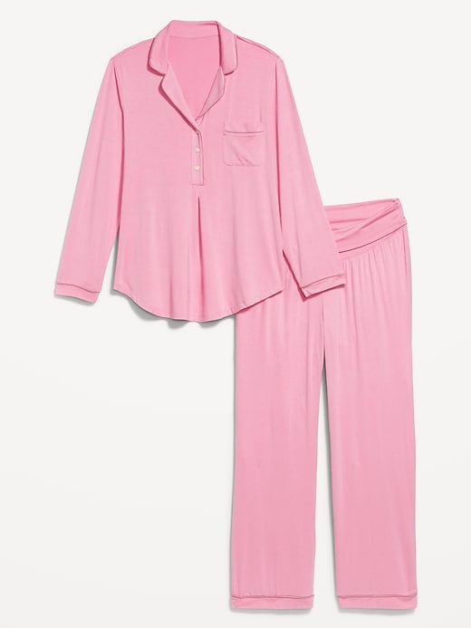 Image number 2 showing, Maternity Classic Pajama Set