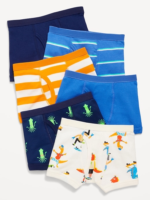 View large product image 1 of 1. Boxer-Briefs Underwear 6-Pack for Toddler Boys