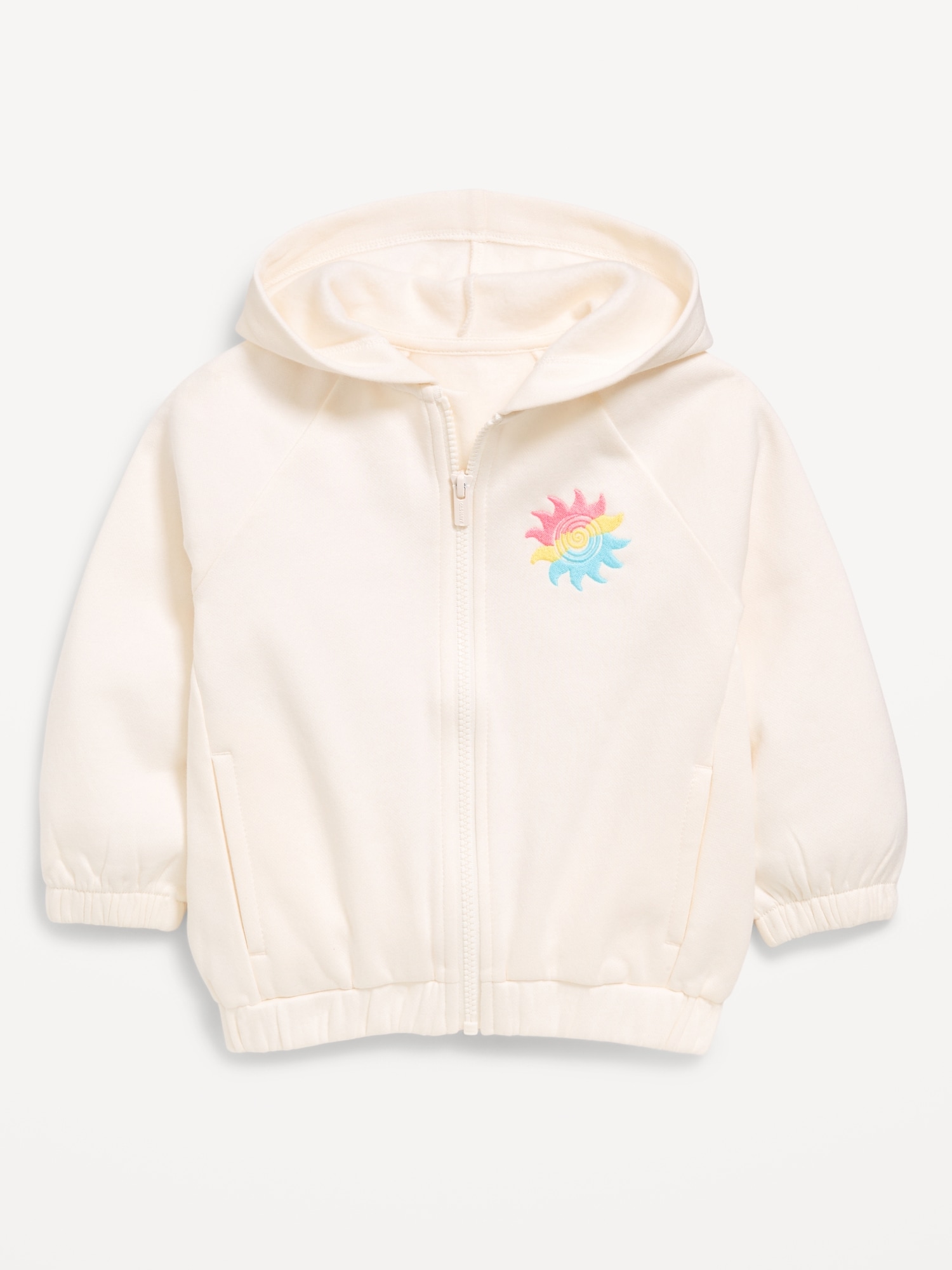 Printed Zip Hoodie for Toddler Girls