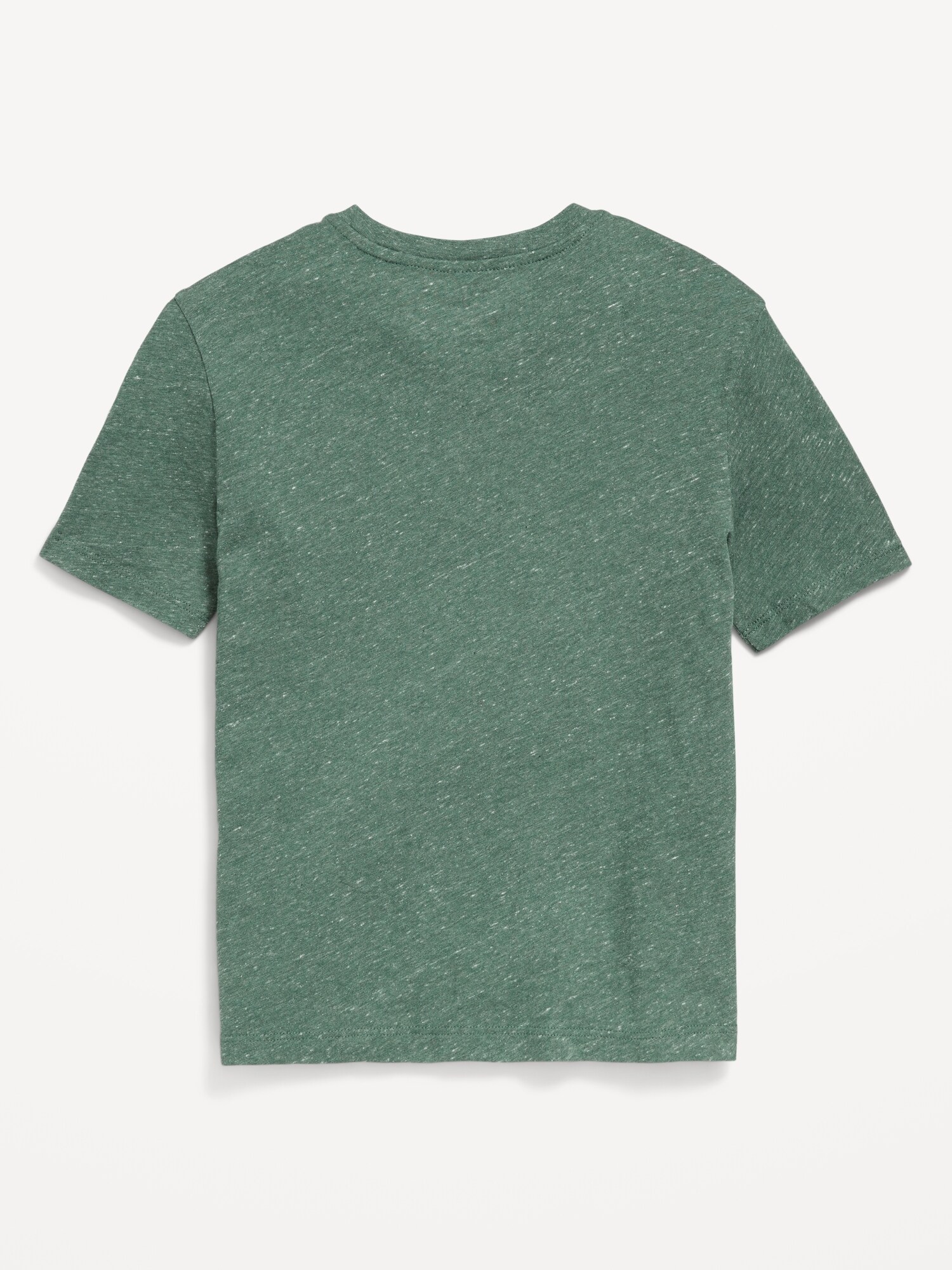 Футболка Old Navy Short-Sleeve Henley T-Shirt для мальчиков, цвет: Меланжевый зелёный — фото 3