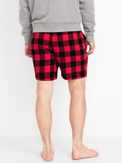 Image number 7 showing, Flannel Pajama Shorts for Men