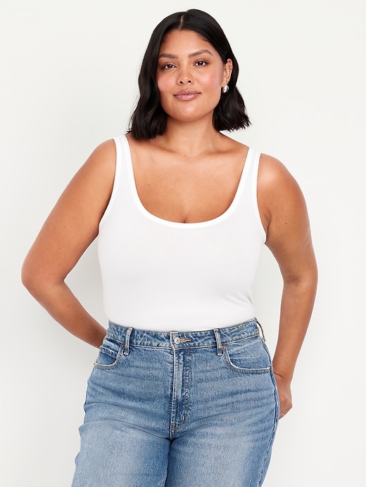 Image number 7 showing, First-Layer Scoop-Neck Tank Top