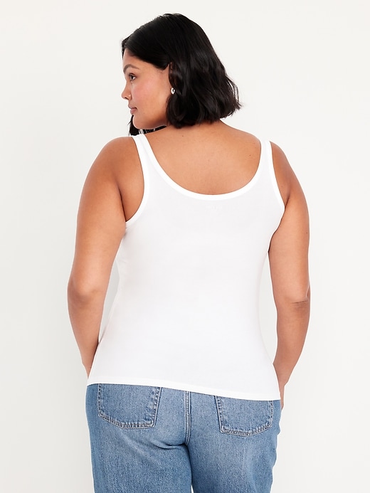 Image number 8 showing, First-Layer Scoop-Neck Tank Top