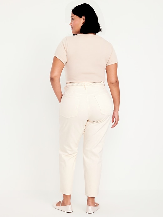 Image number 8 showing, High-Waisted OG Loose Braided Ankle Jeans