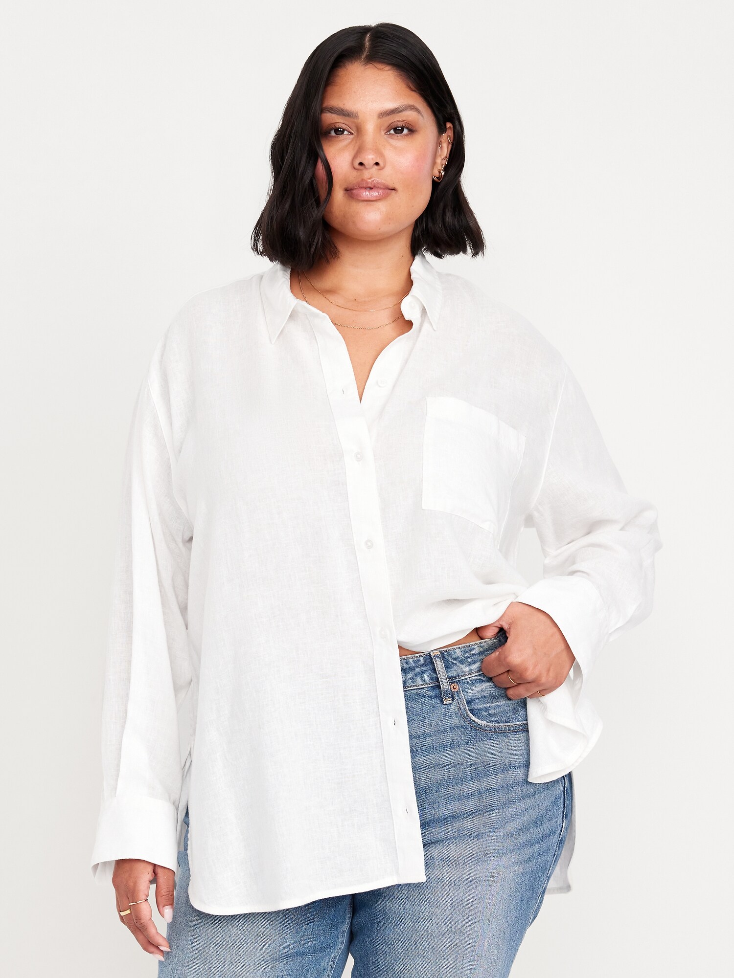 Cotton Linen Dandelion Print Short Sleeve Loose Tunic Top Women's
