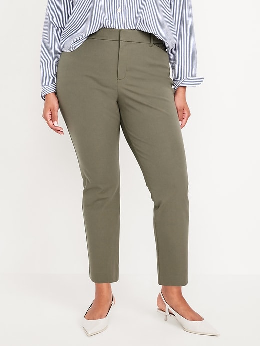 Image number 7 showing, High-Waisted Pixie Skinny Ankle Pants