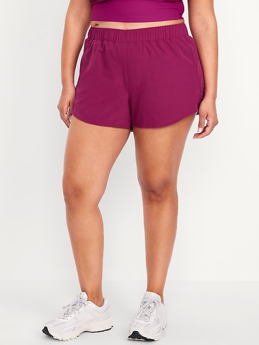 Image number 6 showing, Mid-Rise StretchTech Run Shorts -- 3-inch inseam