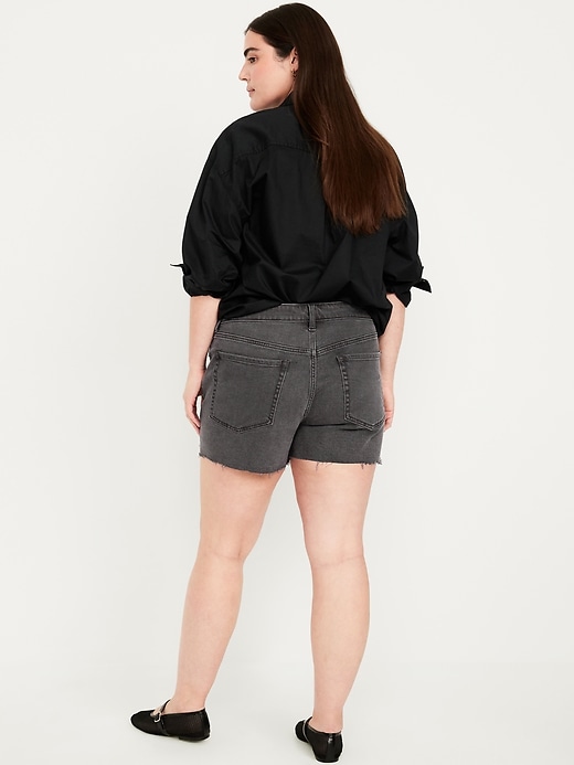 Image number 6 showing, High-Waisted OG Jean Cut-Off Shorts -- 3-inch inseam