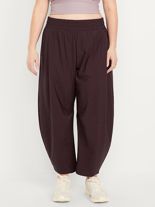 Image number 3 showing, High-Waisted SleekTech Barrel Ankle Pants