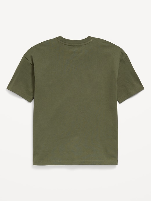 Image number 3 showing, Oversized Short-Sleeve Pocket T-Shirt for Boys