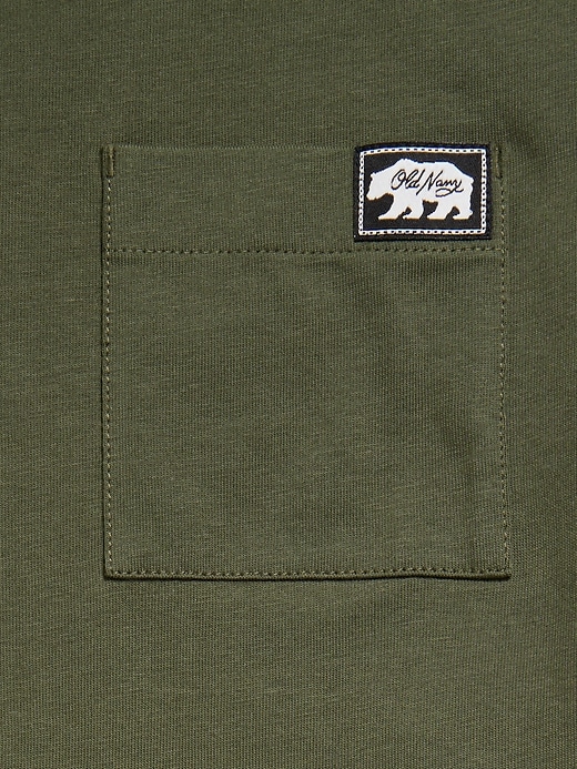 Image number 4 showing, Oversized Short-Sleeve Pocket T-Shirt for Boys