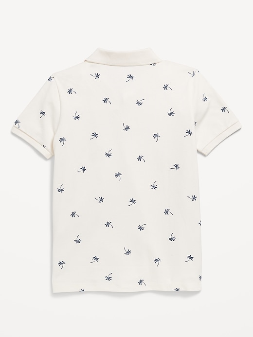 Image number 3 showing, Printed Pique Polo Shirt for Boys
