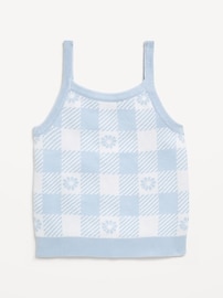Image number 2 showing, Printed Sweater Tank Top for Girls