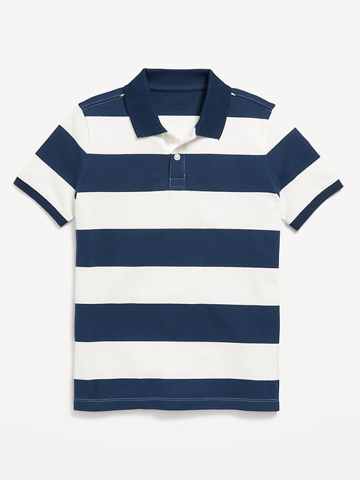 View large product image 2 of 3. Printed Pique Polo Shirt for Boys