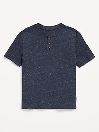 Image number 2 showing, Short-Sleeve Henley T-Shirt for Boys