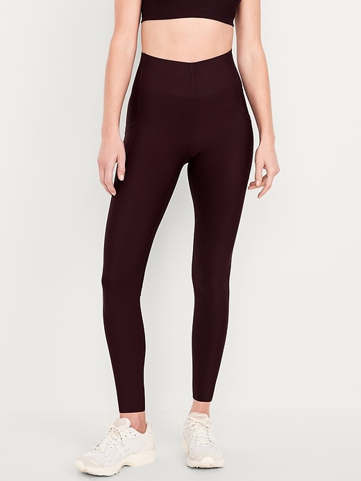 Image number 1 showing, High-Waisted PowerSoft Sculpt 7/8 Pocket Leggings